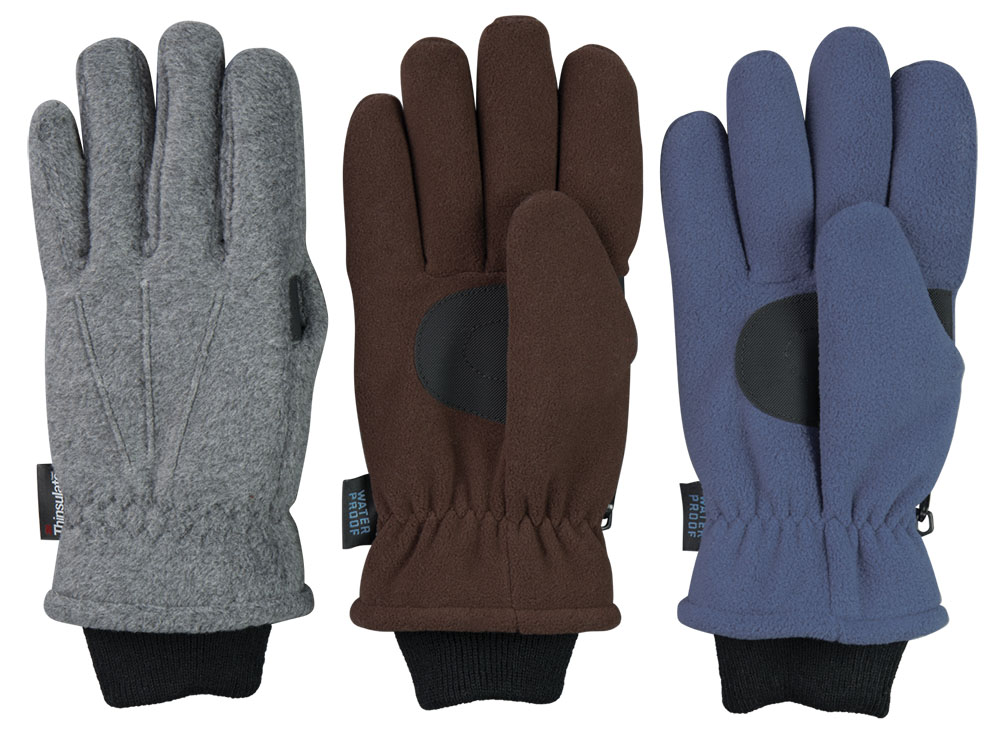 Fleece Glove, 4Brown, 4Denim, 4Grey - Ladies Winter Clearance